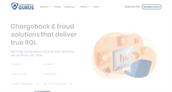 Desktop Screenshot of chargebackgurus.com